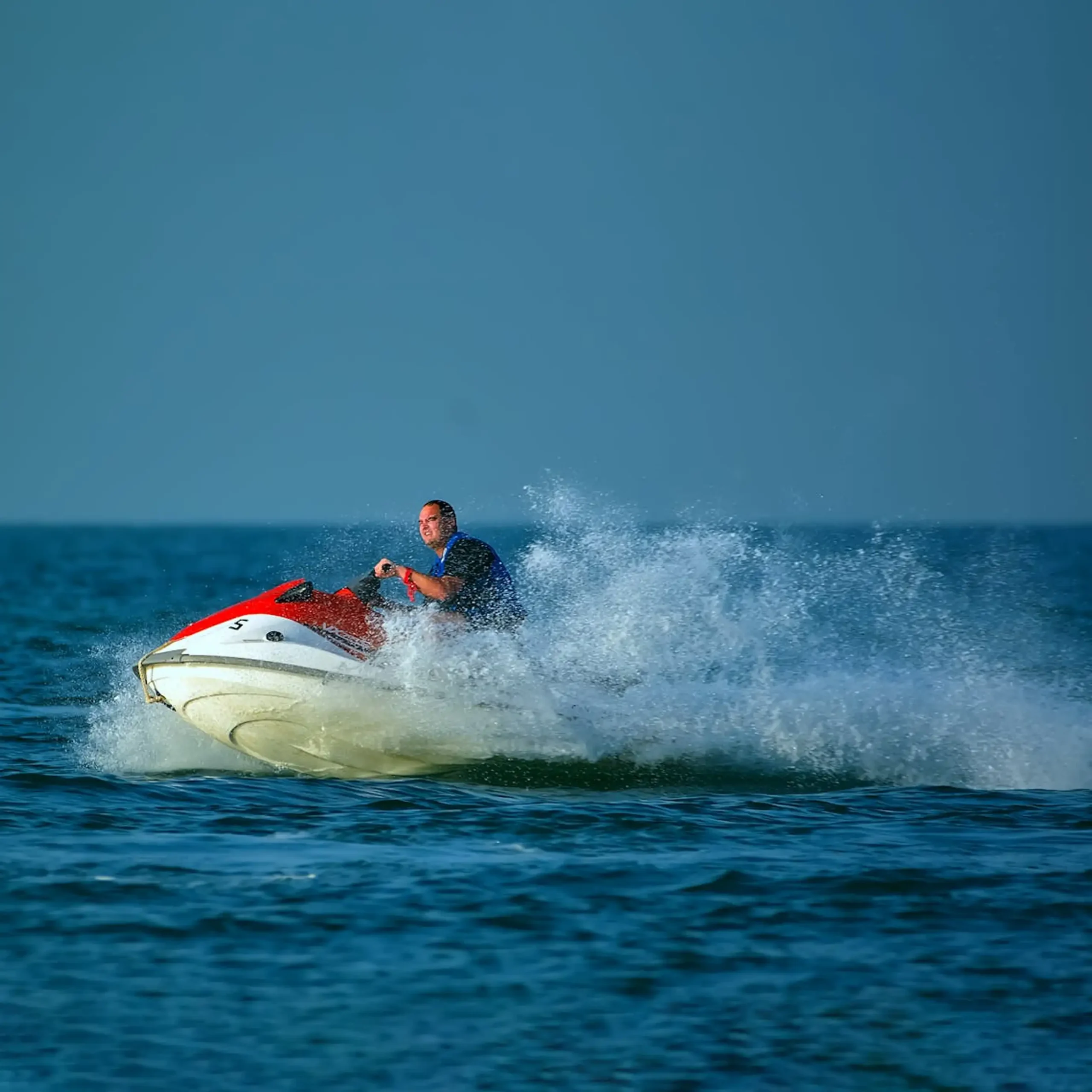jet skiing